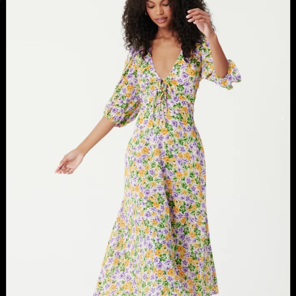 NICHOLAS DANIELLE DRESS - WHISTLEDOWN FLORAL - Picture 3 of 13